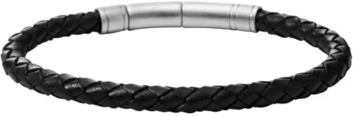 Vista 4 de Fossil Billetera plegable de cuero Quinn para hombre