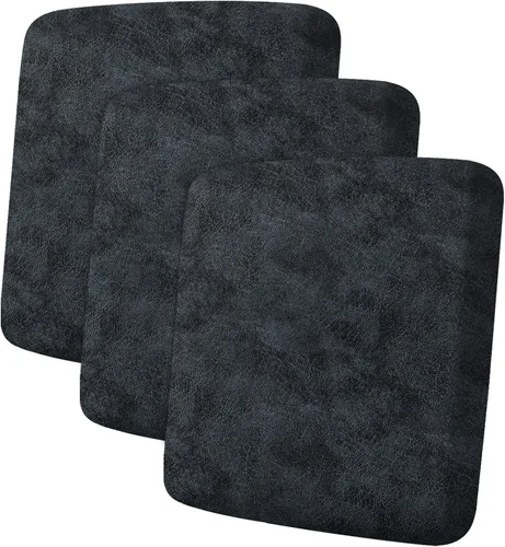 Vista 12 de ANARACHON Fundas de cojín de sofá con aspecto de cuero, juego de fundas de asiento de sofá, protector de muebles para sillón seccional, sofá biplaza