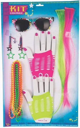 Vista 4 de Forum Novelties 80's Costume Kit
