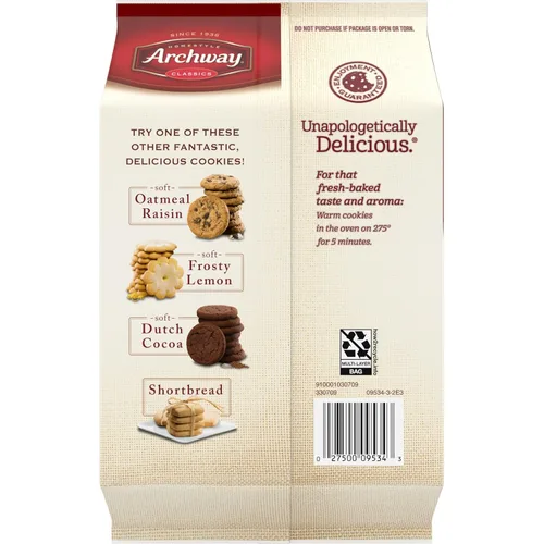 Vista 5 de Archway Galletas, galletas crujientes de jengibre, 12 onzas