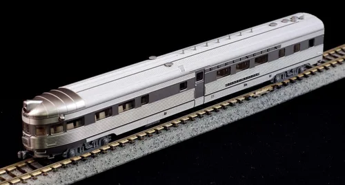 Vista 4 de Productos de Trenes de Modelo Kato USA CB&Q EMD E5A Silver Streak Zephyr Set de 6