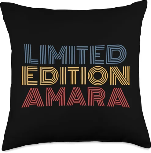 Vista 4 de Amara Limited Editon Personalized Name funny Throw Pillow