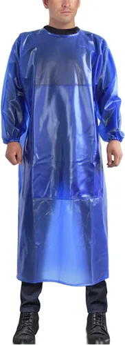 Vista 10 de SUJAN Traje Antisalpicaduras Delantal Impermeable Resistente a Químicos, Mono de PVC de Manga Larga Splash suit, chemical resistant smock, safety