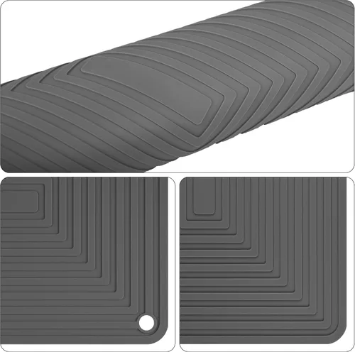 Vista 3 de Salvamanteles de silicona para platos calientes, ollas y sartenes, almohadillas calientes para cocina, soportes redondos de silicona para ollas