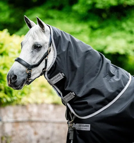 Vista 3 de Amigo® 1200D Plus Turnout 8.82 oz - Negro/Gris Titanio y Plata, 69 pulgadas