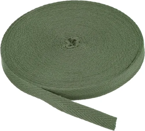 Vista 246 de PATIKIL Cinta de sarga de algodón de 1 pulgada, 50 yardas, cinta de algodón, cinta de encuadernación al bies, cinta de espiga para costura, Verde