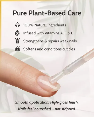 Vista 7 de karma organic Capa Base y Capa Superior 2 en 1 Esmalte de Uñas, Polvo de Inmersión y Activador de Base Polygel, Esmalte de Uñas Transparente