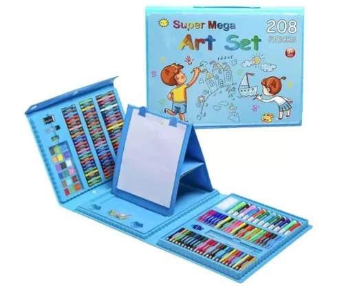 Vista 3 de Set Arte Niños Maleta 208 Piezas Crayon