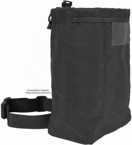 Vista 4 de Maxpedition Bolsa con tapa grande, para llevar accesorios de caza, tiro, o lavandería en viaje. Negro