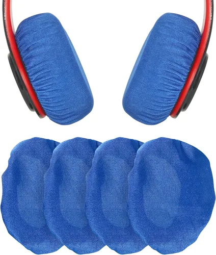 Vista 11 de Almohadillas para auriculares, PChero 2 pares de almohadillas para auriculares lavables y elásticas, protectores para auriculares, cubierta