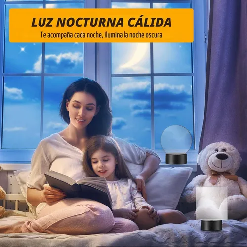 Vista 7 de Honoson Base de lámpara LED de noche 3D de 4 piezas, 16 colores, base de exhibición de luces LED con control remoto y cable USB, marco de luces