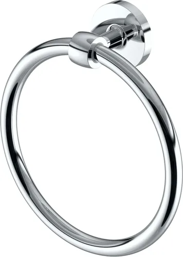Vista 27 de Gatco 5712 Clarion - Toallero de mano montado en la pared para tocador de baño, accesorio de accesorios de baño acrílico y cromado