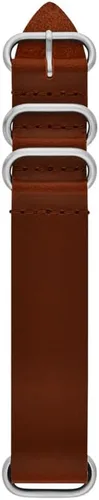 Vista 2 de Fossil Men's 22mm Dark Brown LiteHide Leather Watch Band