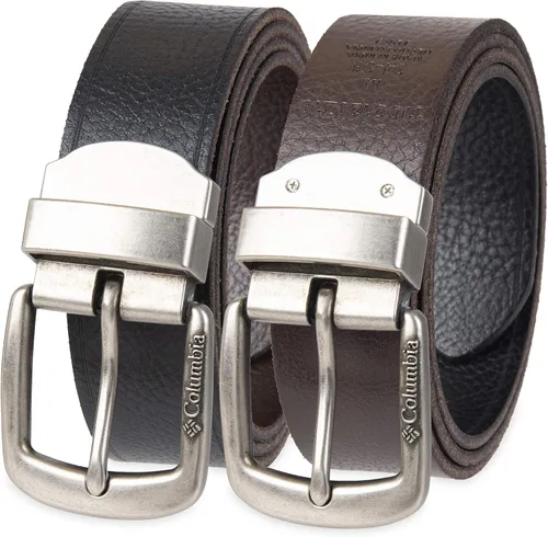 Vista 10 de Columbia Men's 2-in-1 Reversible Casual Leather Belt – Versatile Everyday Style, Dual-sided Strap