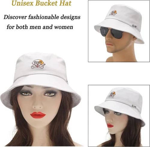 Vista 9 de ZLYC Gorra de pescador bordada de moda unisex para hombres y mujeres