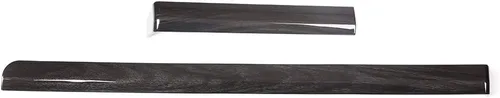 Vista 6 de YIWANG Tira de plástico ABS para decoración del lado del pasajero, 2 piezas para Toyota Land Cruiser Prado FJ150 150 2010-2019 conducción a