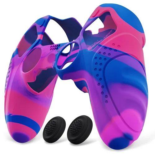 Vista 62 de PlayVital Guardian Edition Anti-Slip Ergonomic Silicone Cover Case for ps5 Edge Controller, Soft Rubber Protector Skin for ps5 Edge Wireless