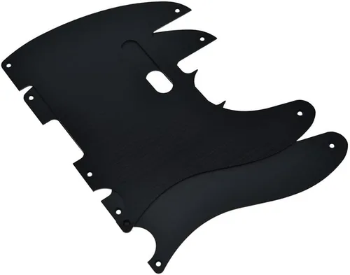 Vista 6 de KAISH Metal aluminio anodizado American Vintage 5 agujero Tele estilo Pickguard TL Pick Guard Scratch Plate para USA/México Telecaster Negro