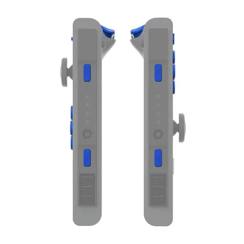 Vista 8 de eXtremeRate Blue Replacement ABXY Direction Keys SR SL L R ZR ZL Trigger Buttons Springs, Full Set Buttons Repair Kits with Tools for Nintendo