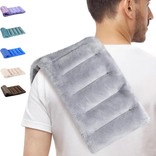 Vista 8 de SuzziPad Almohadillas térmicas aptas para microondas para reducir el malestar, almohadilla térmica de 7x16 apta para microondas, para dolor