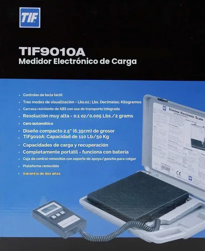 Vista 5 de Báscula electrónica refrigerante de carga/recuperación Robinair TIF9010 A Slimline