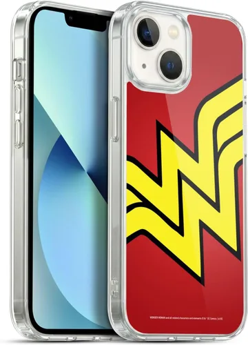 Vista 74 de Head Case Designs Funda de gel suave con licencia oficial de Wonder Woman DC Comics Classic Logos compatible con Apple iPhone 7 Plus/iPhone 8 Plus