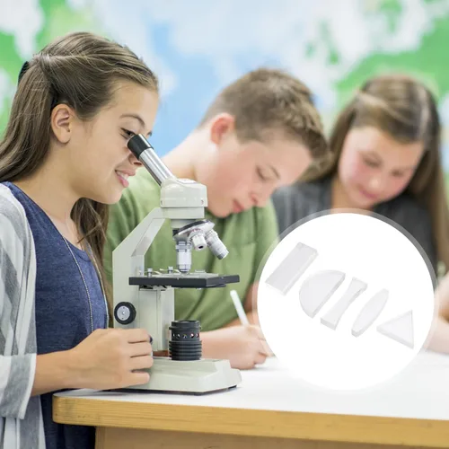 Vista 3 de Baluue 25 lentes ópticas cóncavas convexas, triple refracción física básica, enseñanza, experimentos de laboratorio ópticos, herramientas de aula