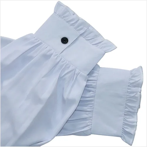 Vista 6 de FEOYA Camisas vikingas de loto gótico de pirata, steampunk, medieval, para Halloween, cosplay