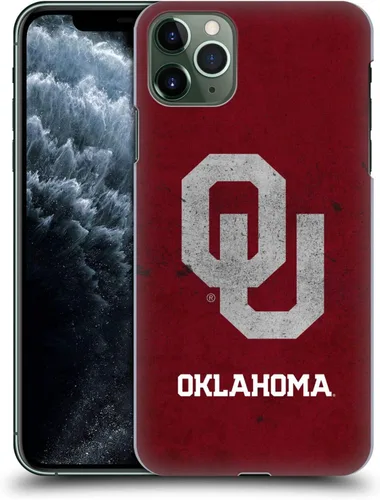 Vista 12 de Head Case Designs Funda rígida con licencia oficial de la Universidad de Oklahoma OU Banner compatible con Apple iPhone 11 Pro Max