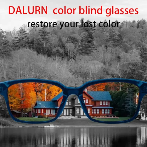 Vista 5 de Gafas de sol daltónicas YM-021 - Gafas de sol débiles de color para uso en exteriores e interiores, Rojo