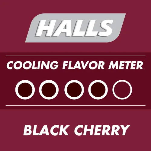 Vista 11 de Halls, Gotas para la tos sin azúcar, cereza negra, 25