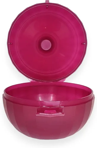 Vista 2 de Tupperware Recipiente de cebolla Rojo Púrpura