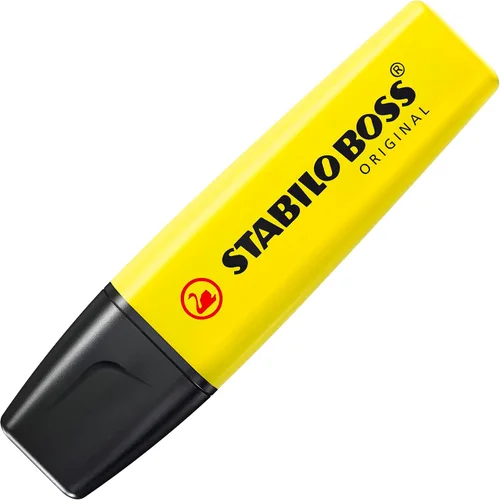Vista 2 de STABILO Resaltador BOSS ORIGINAL - Caja Grande de 4 - Amarillo, Naranja, Verde, Rosa