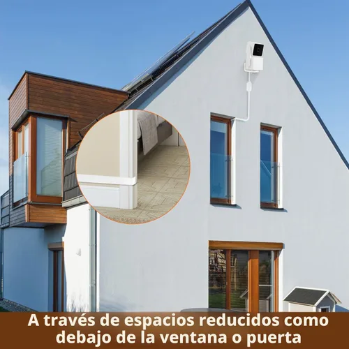 Vista 6 de delilyn Paquete de 2 cables de extensión USB de 25 pies compatibles con WYZE Cam Pan V3/V3 Pro/V2, Cam V4/V3, Cam OG/V2, cable de carga de extensión