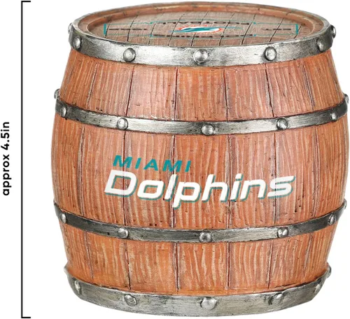 Vista 49 de FOCO NFL Team Logo 5-Pack Barrel Beverage Drink Coaster Set
