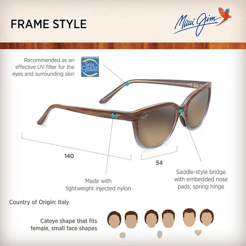 Vista 6 de Maui Jim Lentes de sol polarizados Honi para mujer