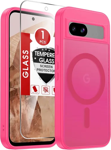 Vista 348 de LeYi Funda para teléfono Samsung-S23: protector de pantalla e imán MagSafe Púrpura