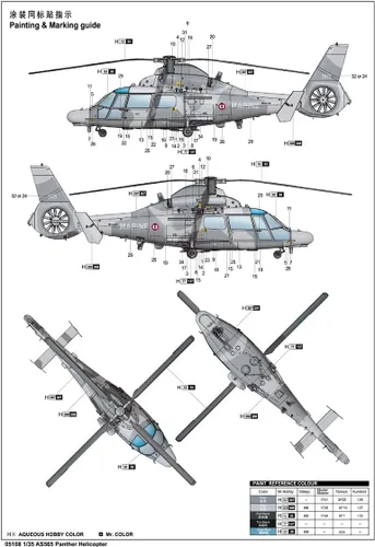 Vista 3 de Trumpeter Panther Helicopter (escala 1/35)