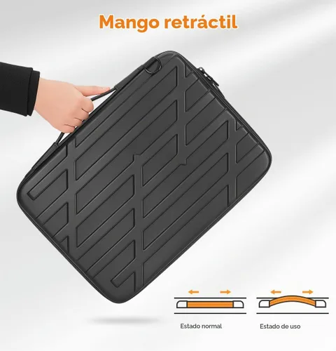 Vista 3 de NIDOO - Funda de transporte para laptop de 14 pulgadas, a prueba de golpes, mango rígido para MacBook Pro M5 Max/13 13.6 pulgadas MacBook Air M5
