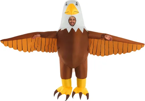Vista 2 de Morph Disfraz inflable de águila para adultos disfraz de Halloween para adultos