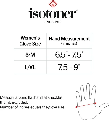 Vista 2 de Guantes terapéuticos de compresión isotoner, con dedos completos, unisex
