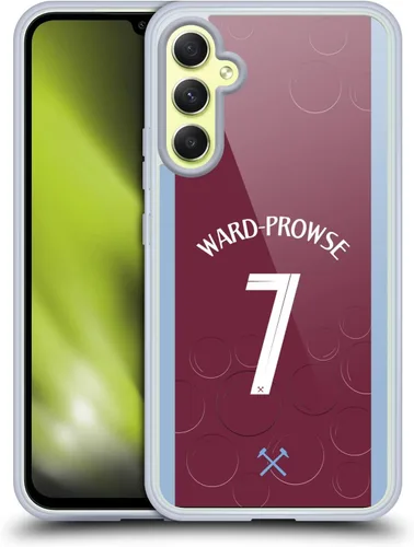Vista 51 de Head Case Designs Officially Licensed West Ham United FC James Ward-Prowse 2023/24 Players Home Kit Gel Case [Military Grade Protection] Compatible