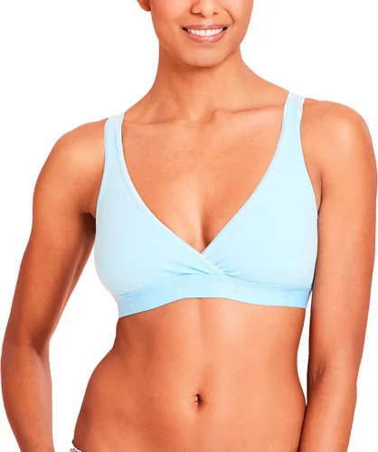 Vista 5 de La Leche League International Bralette para mujer Jacquard negro