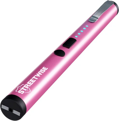 Vista 19 de Streetwise Pain Pen 25,000,000 voltios Pistola paralizante para autoprotección - Lápiz táctico paralizante para mujeres y hombres, recargable por