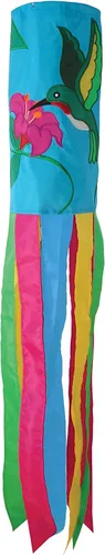 Vista 22 de In the Breeze 5072 — Birdhouse Garden 40 pulgadas Windsock — Decoración colorida para colgar al aire libre