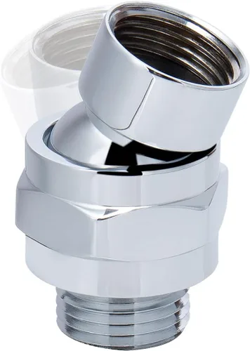 Vista 9 de NearMoon Adaptador de bola giratoria para cabezal de ducha, conector de ducha de latón macizo, junta esférica, componente de extensión universal