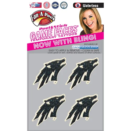 Vista 145 de Fan-A-Peel Tatuajes temporales sin agua del estado de Louisiana, hipoalergénicos, para despegar y pegar, tatuajes temporales impermeables