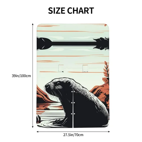 Vista 5 de Baby Car Seat Canopy Cover for Mom, Soft Breathable Nursing Breastfeeding Covers Multi Use Stroller Sun Shade Newborn Shower Gift，Black Beaver