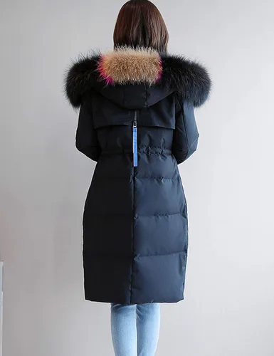 Vista 4 de DBM - Chaqueta con capucha para mujer color liso manga larga