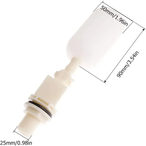 Vista 3 de Flotador de agua Walve 3/4" válvula de flotador ajustable femenina para tanques de agua, DN20 Automatic Water Fill Feed Device for Ponds
